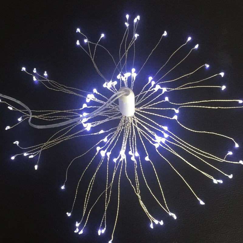 LED ohňostroje z měděného drátu
