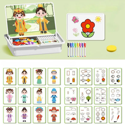 Zábavné magnetické puzzle – oboustranná vzdělávací hra pro děti