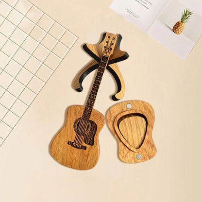 Dřevěné trsátko na akustickou kytaru🎸