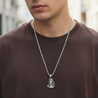 Náhrdelník s přívěskem zobrazujícím obraz Ježíše