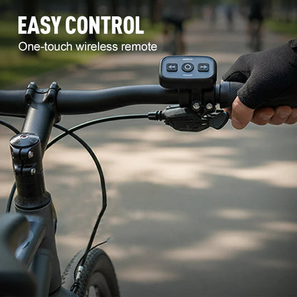 Bezdrátové směrové světlo a zadní světlo na kolo🏍️ 🏍️