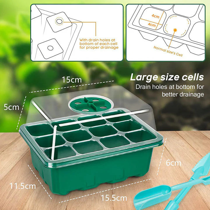 🌱Mini květináč na sazenice s víkem