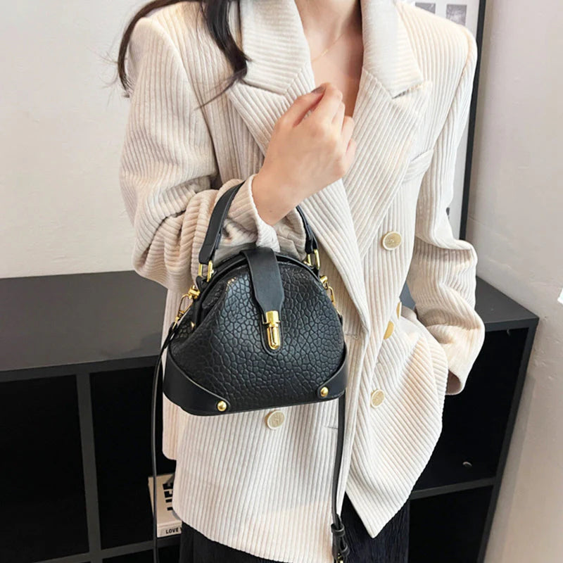 Módní barevně blokovaná kabelka přes tělo👜