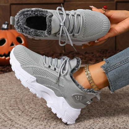 🔥Last Day Promotion 50% OFF - Women's plush cotton sneakers
