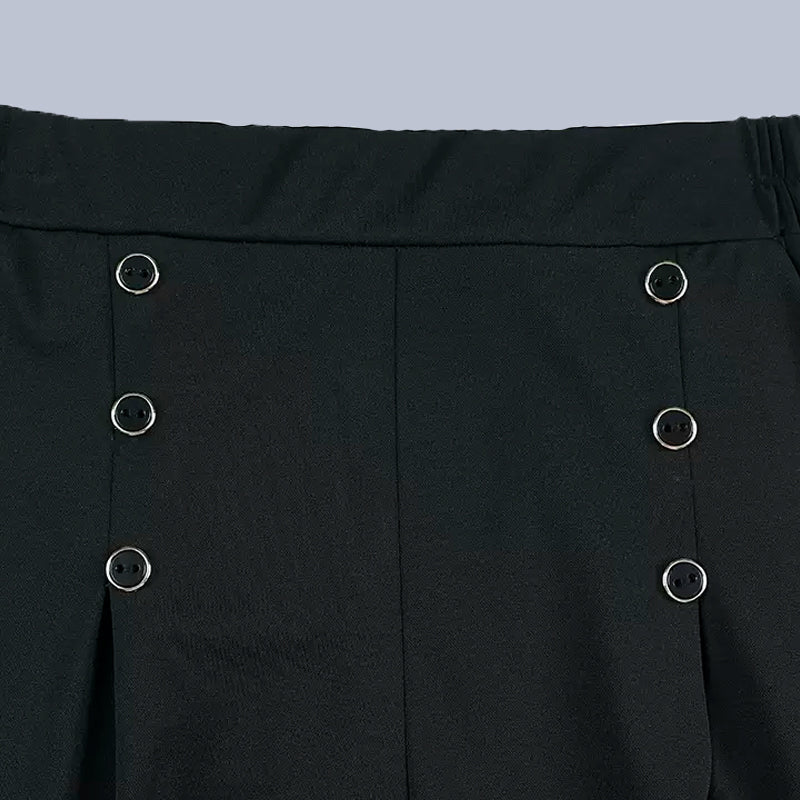 ✨Elegantní skládané kalhoty se širokými nohavicemi