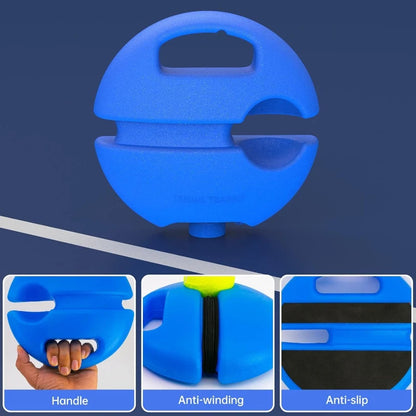 🌱Přenosný tenisový trenažér Solo |🎾 Odolná, vysoce elastická odrazová základna pro jakýkoli trénink