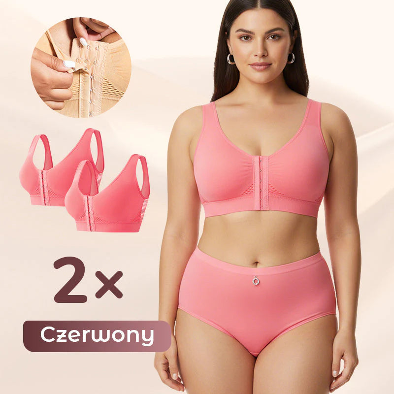 Dámská podprsenka bez kostic s předním zapínáním👙