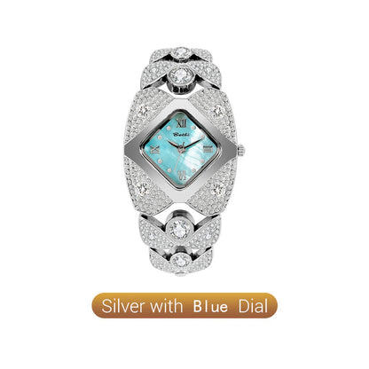 💎Dámské retro quartzové hodinky se třpytivými kamínky⌚