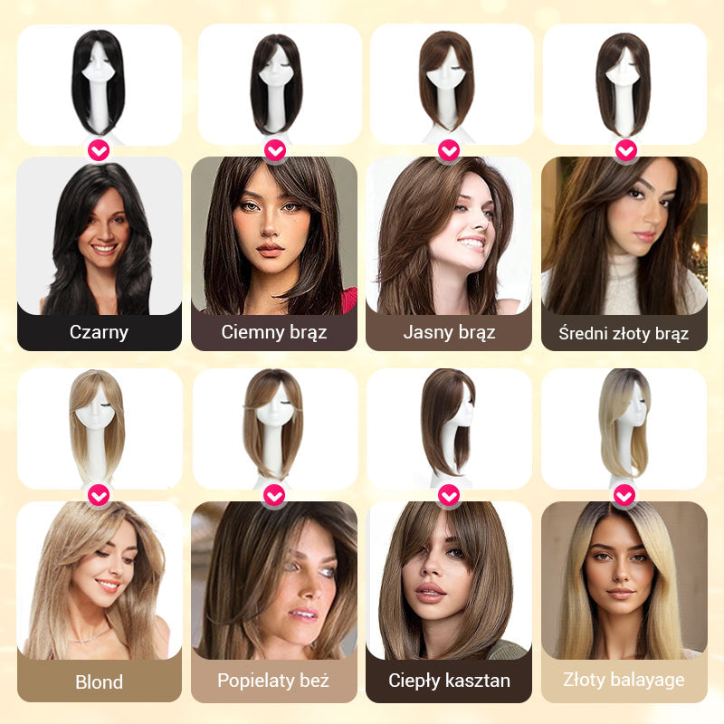 Vrchní vrstvená ofina pro ženy s řídnoucími vlasy