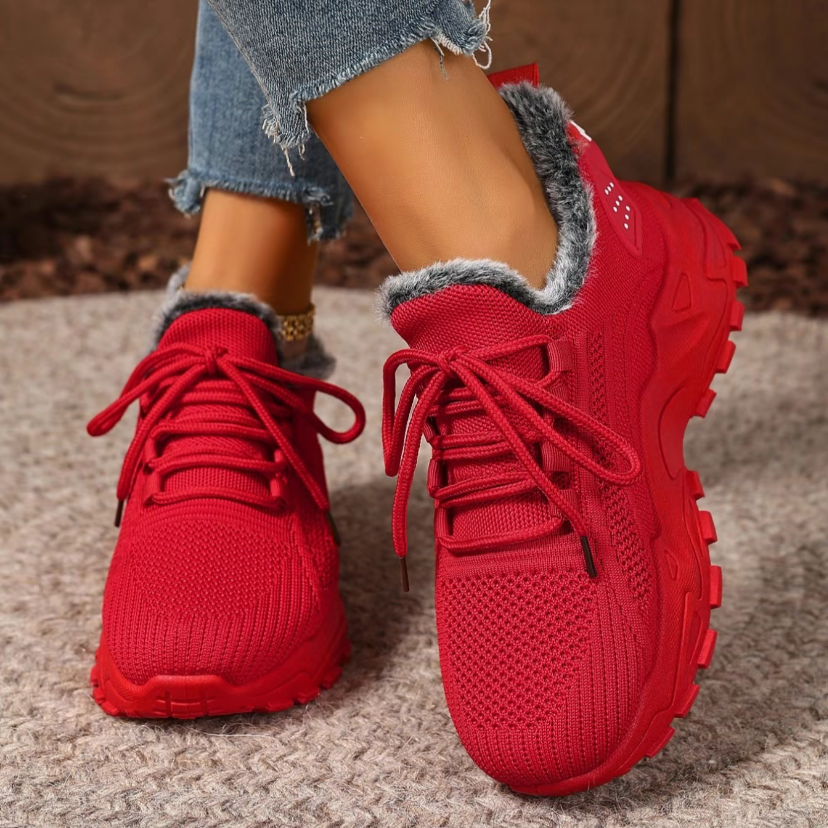 🔥Last Day Promotion 50% OFF - Women's plush cotton sneakers