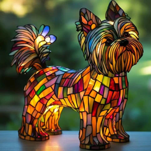 Grafika ze série Pes - LED noční lampa se zvířaty