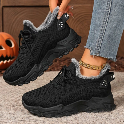 🔥Last Day Promotion 50% OFF - Women's plush cotton sneakers