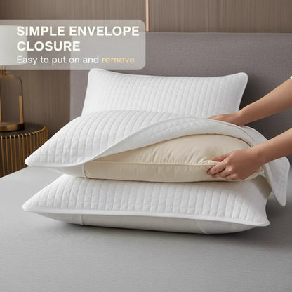 🔥 🔥Žlutý, odolný prošívaný povlak na polštář