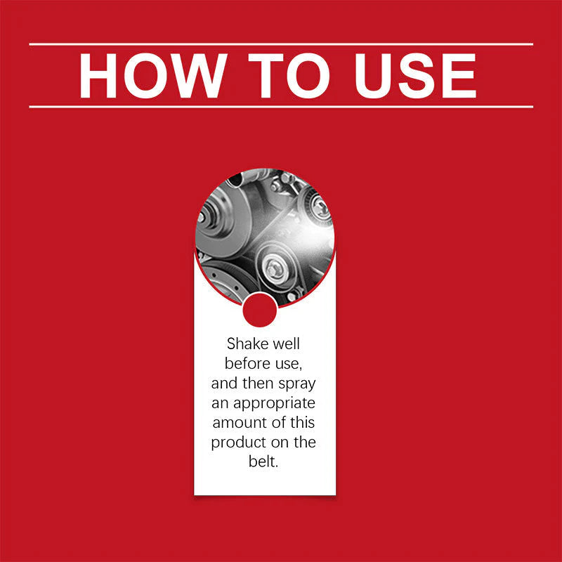 🔥 🔥Mazivo na řemeny a sprej na snížení hluku⚙️ – 🚗Prodlužuje životnost řemenu, eliminuje vrzání a chrání motor