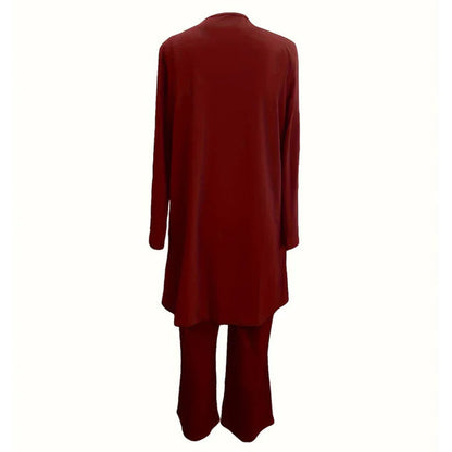 🧥Elegantní třídílná dámská souprava volného střihu🍂