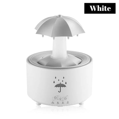 7barevný rotující aromaterapeutický zvlhčovač Raindrop