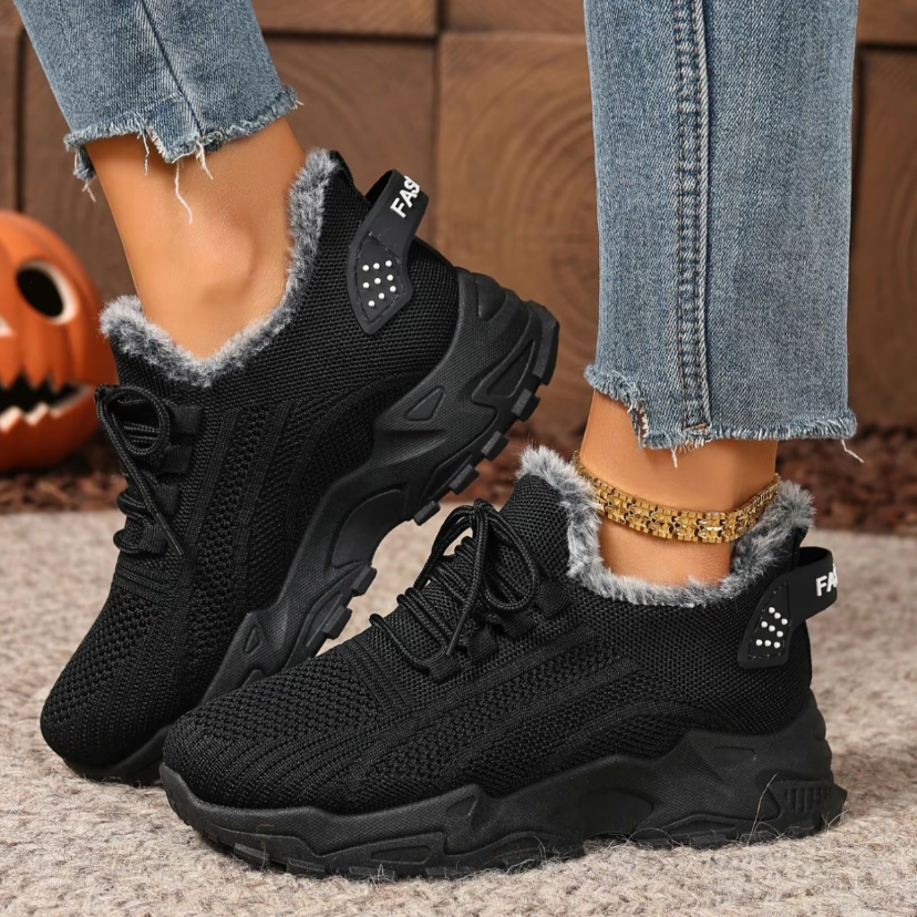 🔥Last Day Promotion 50% OFF - Women's plush cotton sneakers