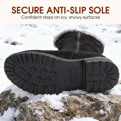 🔥 🔥 🔥Teplé dámské sněhule střední výšky s plyšovou podšívkou！