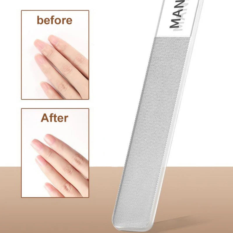 Přenosná 7dílná sada na manikúru s kleštičkami na nehty