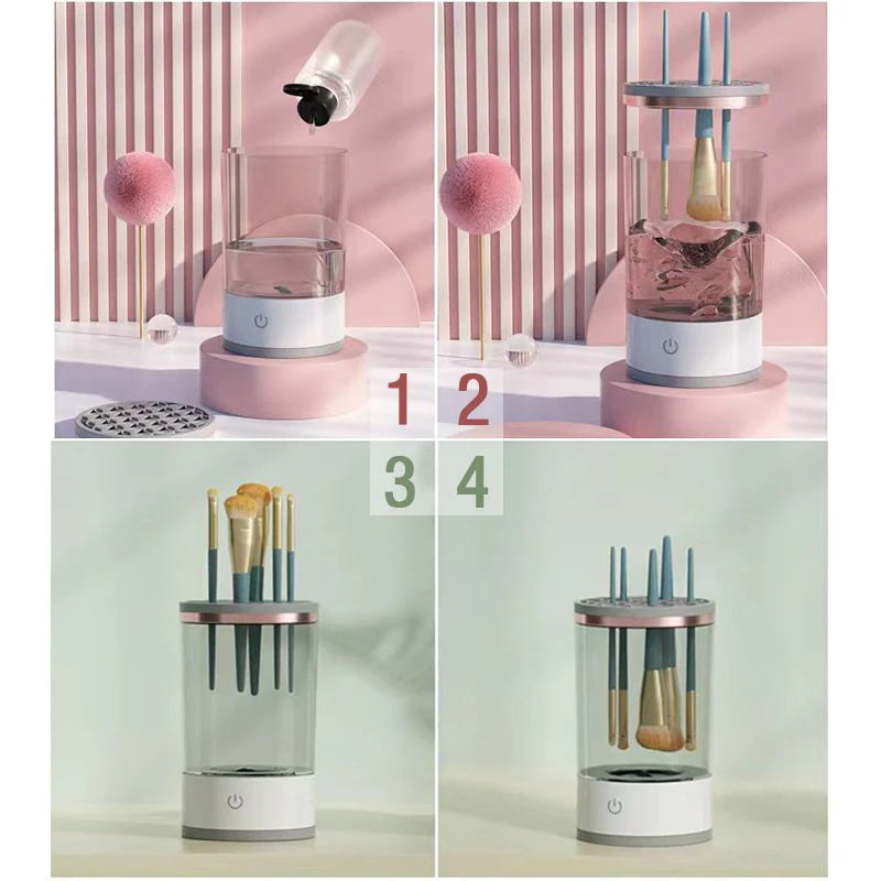 Elektrický čistič štětců na make-up🌈