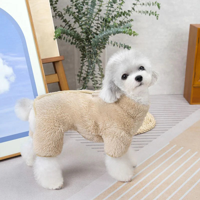 🐶Zimní kabát pro psa se zipem vzadu 🐶