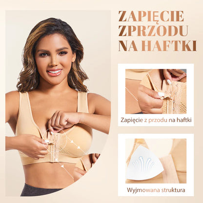 Dámská podprsenka bez kostic s předním zapínáním👙