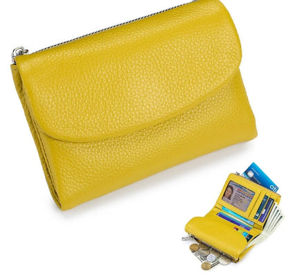 Všestranná kožená peněženka – lehká a s mnoha přihrádkami💸