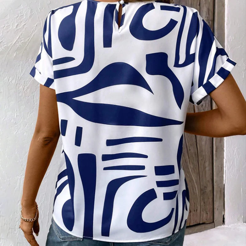 👕Dámské ležérní tričko s krátkým rukávem