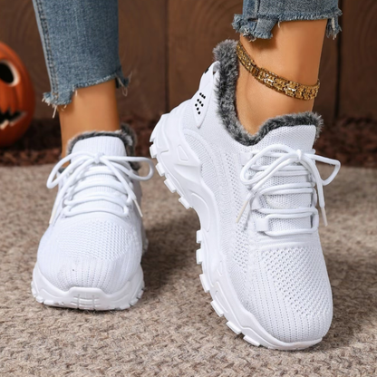 🔥Last Day Promotion 50% OFF - Women's plush cotton sneakers
