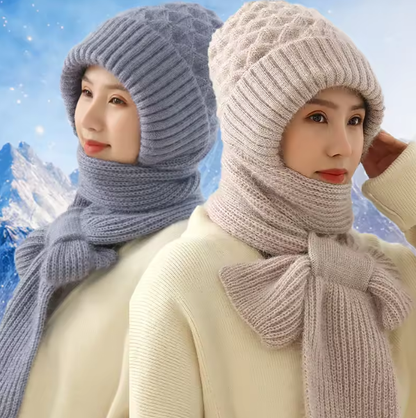 Teplá zimní větruodolná čepice v💕🧡