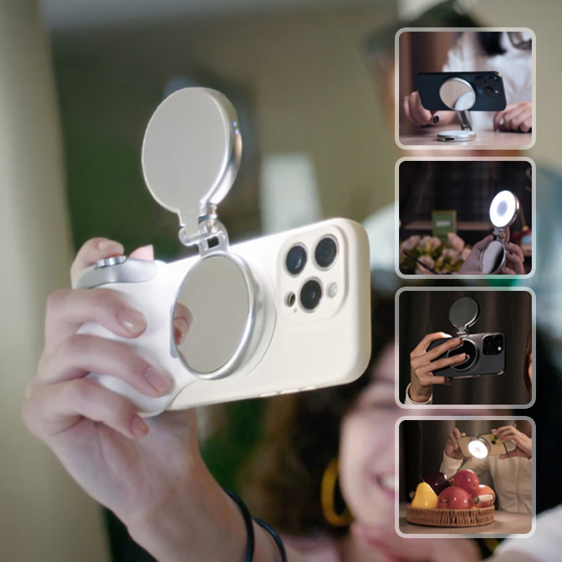 💥Artefakt vyplňovacího světla na fotografii💥💥 Magnetický držák na fotoaparát telefonu