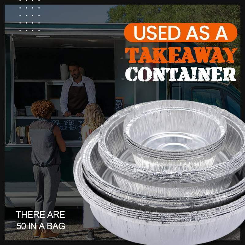 🍀Hliníková krabička odolná vůči oleji (grilování, pečení, vaření v páře)