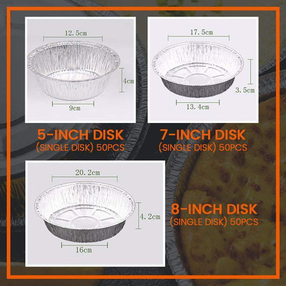 🍀Hliníková krabička odolná vůči oleji (grilování, pečení, vaření v páře)