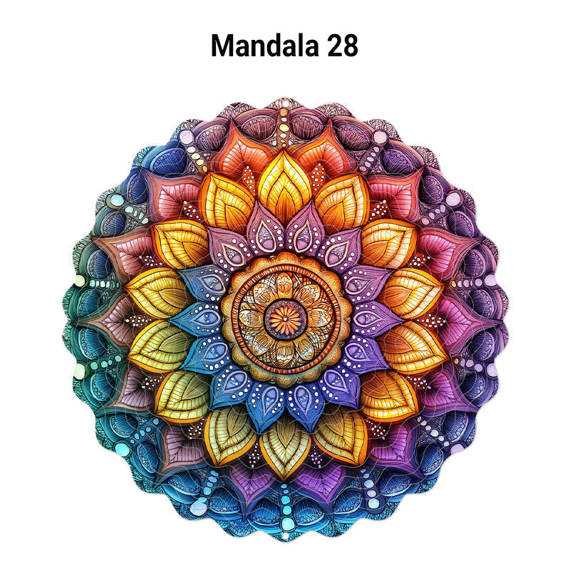 🌺3D barevná rotující zvonkohra – 🏠Zahradní závěsná dekorace