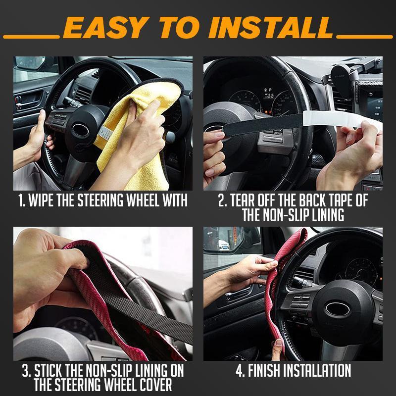 🔥 🔥 Protiskluzový kryt volantu do auta 🚗