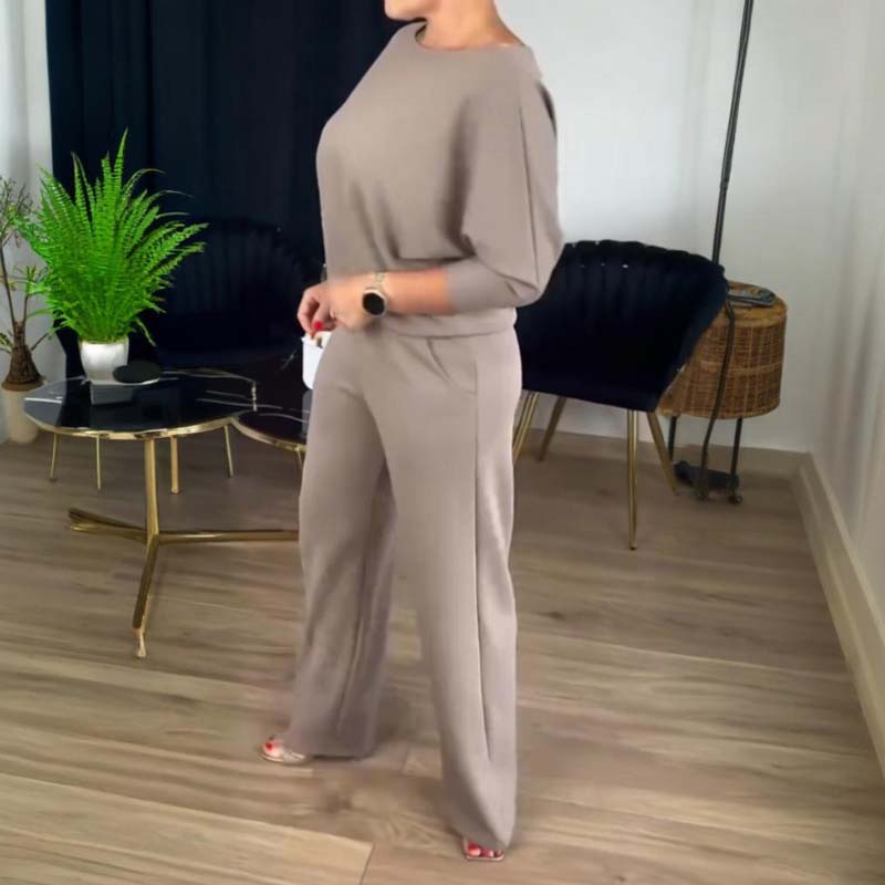 💝Elegantní třídílná sada s dlouhým kardiganem (zahrnuje blůzu a kalhoty)