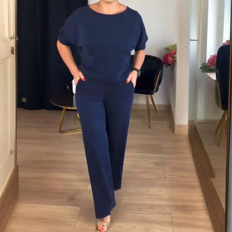 💝Elegantní třídílná sada s dlouhým kardiganem (zahrnuje blůzu a kalhoty)