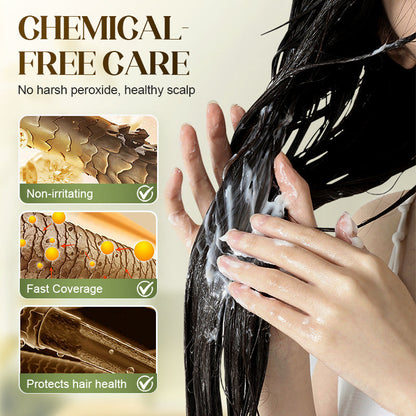 ✨🌿vlasová barva s rostlinnými výtažky na šedivé vlasy