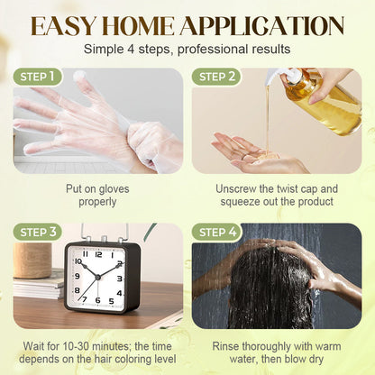 ✨🌿vlasová barva s rostlinnými výtažky na šedivé vlasy