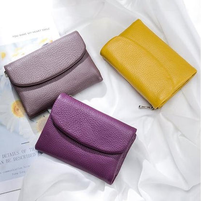 Všestranná kožená peněženka – lehká a s mnoha přihrádkami💸