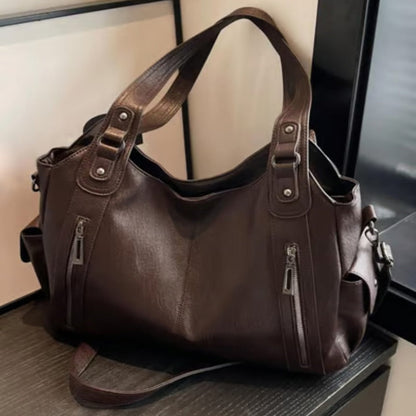 👜PUNKOVÁ TAŠKA S VELKOU KAPACITOU