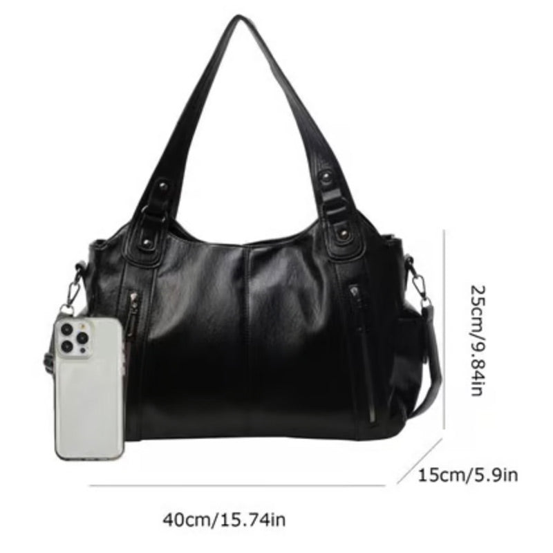 👜PUNKOVÁ TAŠKA S VELKOU KAPACITOU