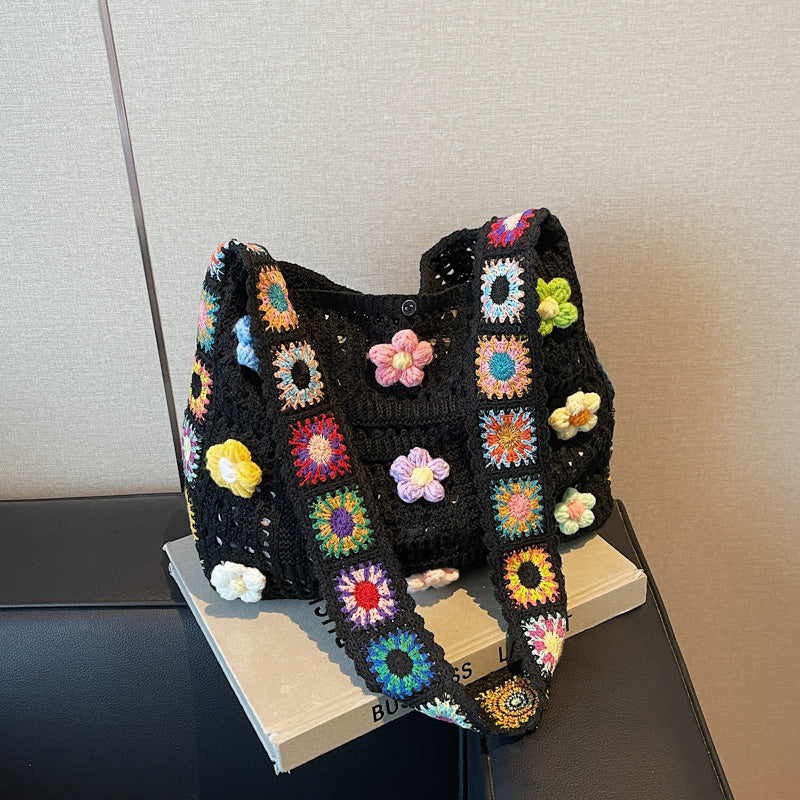 🔥 🔥Dámská etnická háčkovaná kabelka přes rameno👜