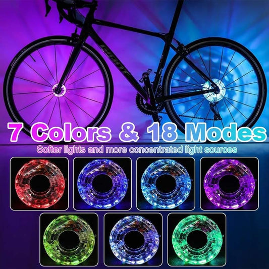LED světlo na náboj kola jízdního kola pro noční jízdu