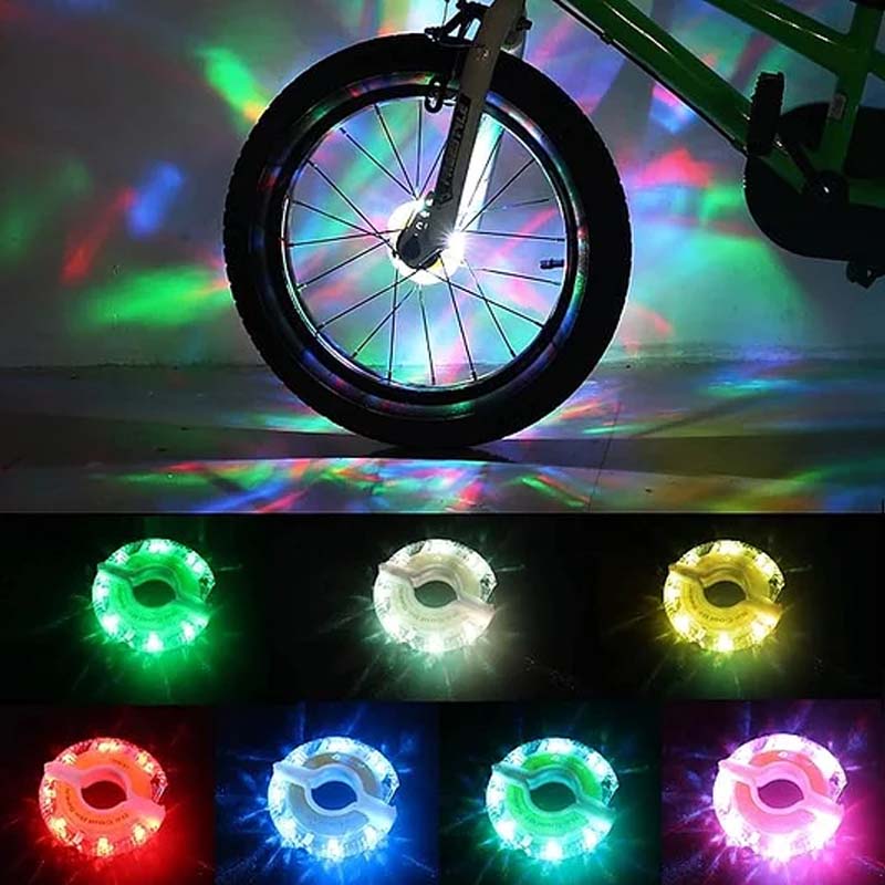 LED světlo na náboj kola jízdního kola pro noční jízdu