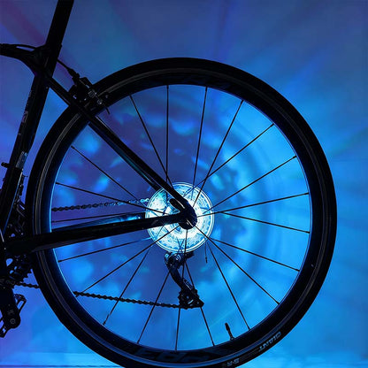 LED světlo na náboj kola jízdního kola pro noční jízdu